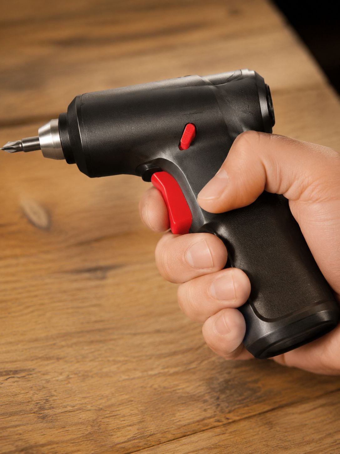 Portable cordless screwdriver kit with accessories