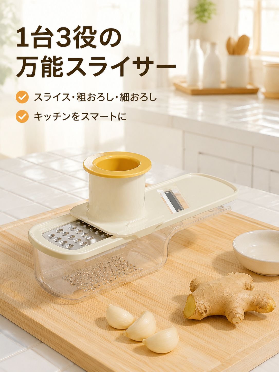 3in1 生姜とニンニクのブレンダー