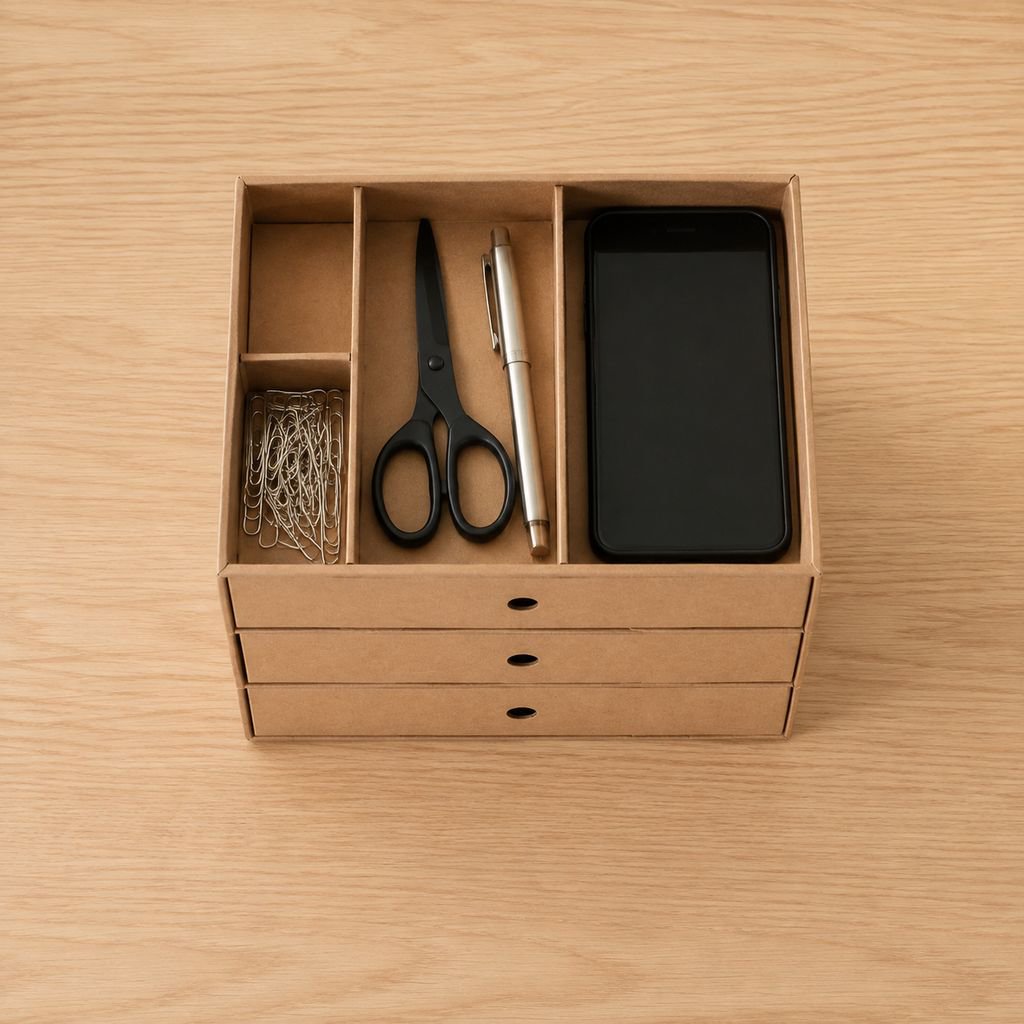 Organisateur de bureau avec compartiments pour fournitures
