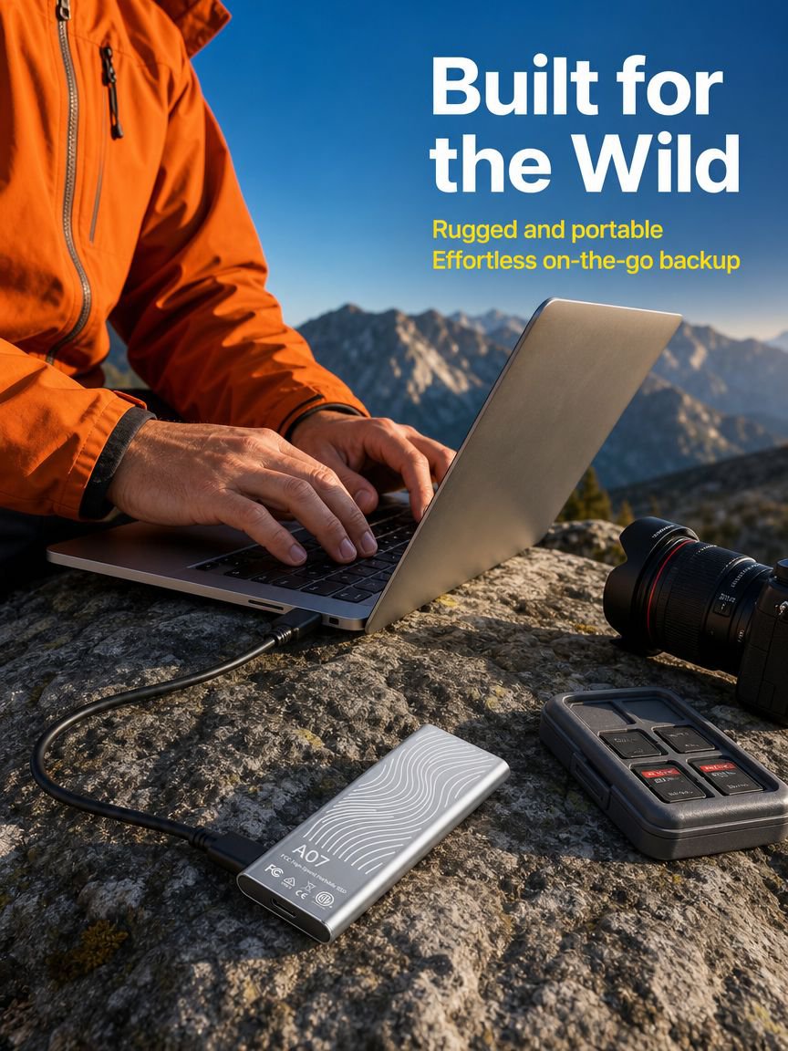 Plug-and-play portable SSD for easy use