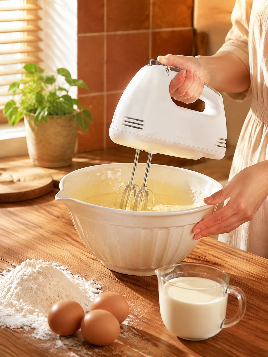 Batidor eléctrico para espuma de leche moderno y portátil
