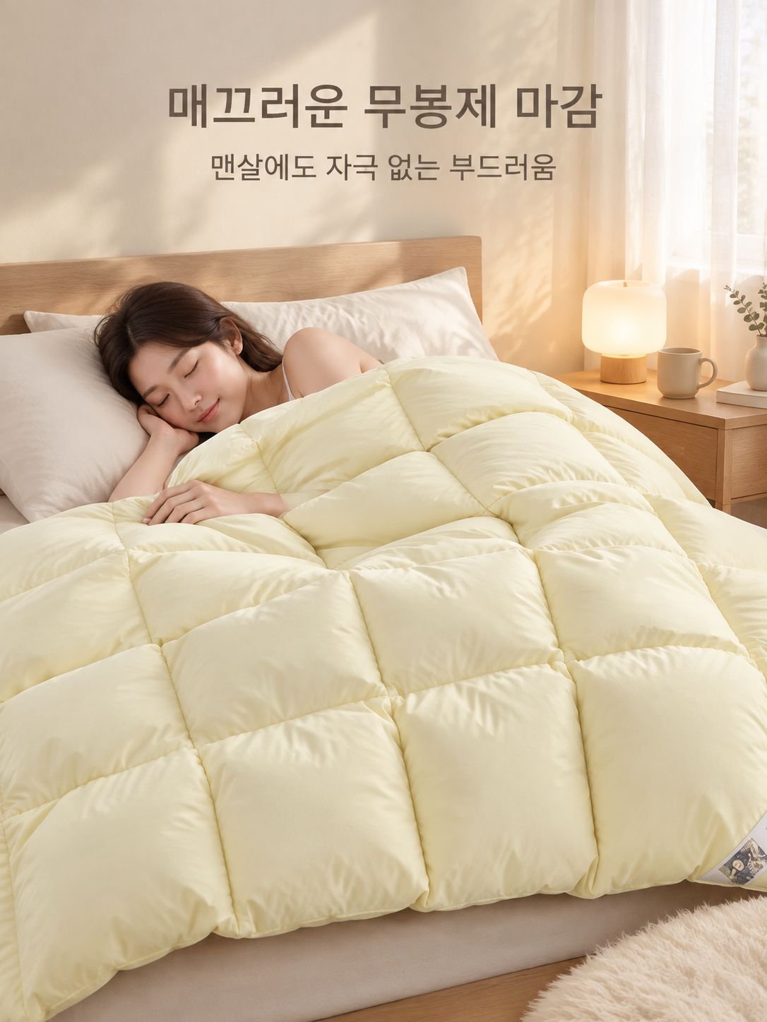 프리미엄 백조 깃털 이불 
