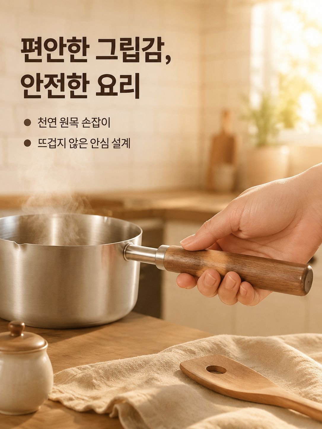 가정용 단일 손잡이 조리 팬