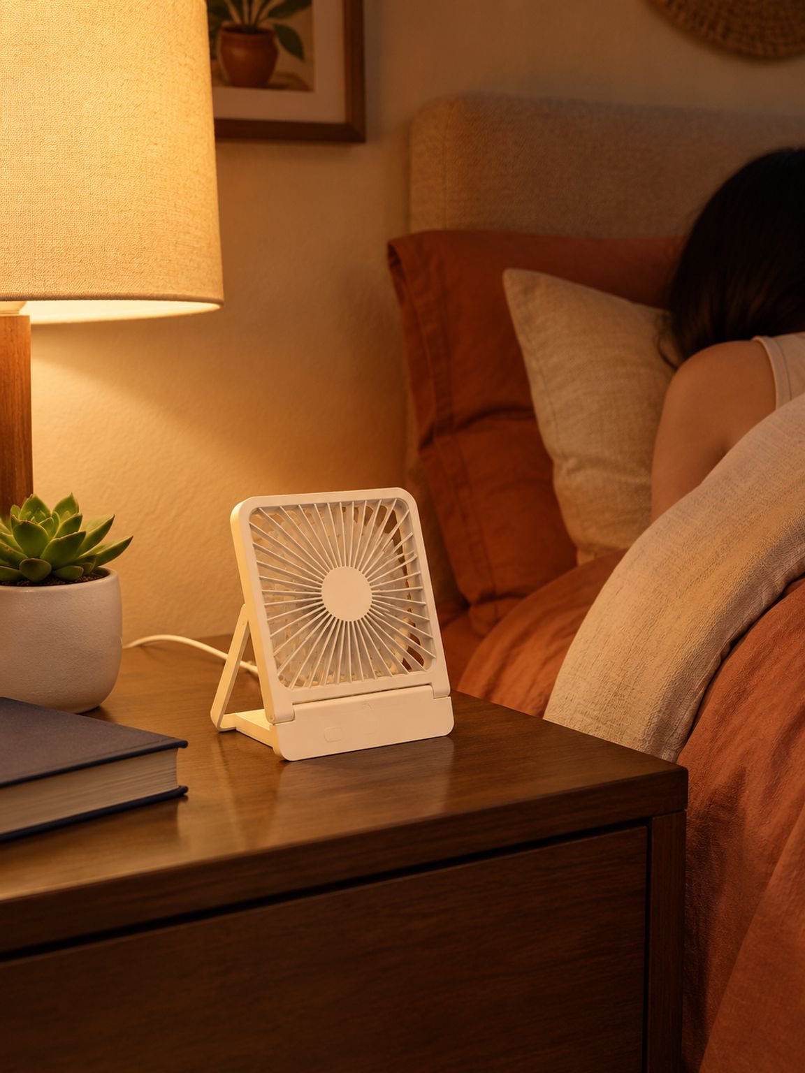 Mini ventilador de escritorio portátil