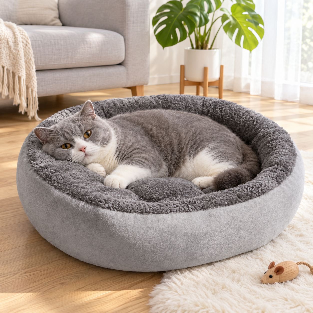 取り外し洗濯可能な冬用猫ハウス、四季通用