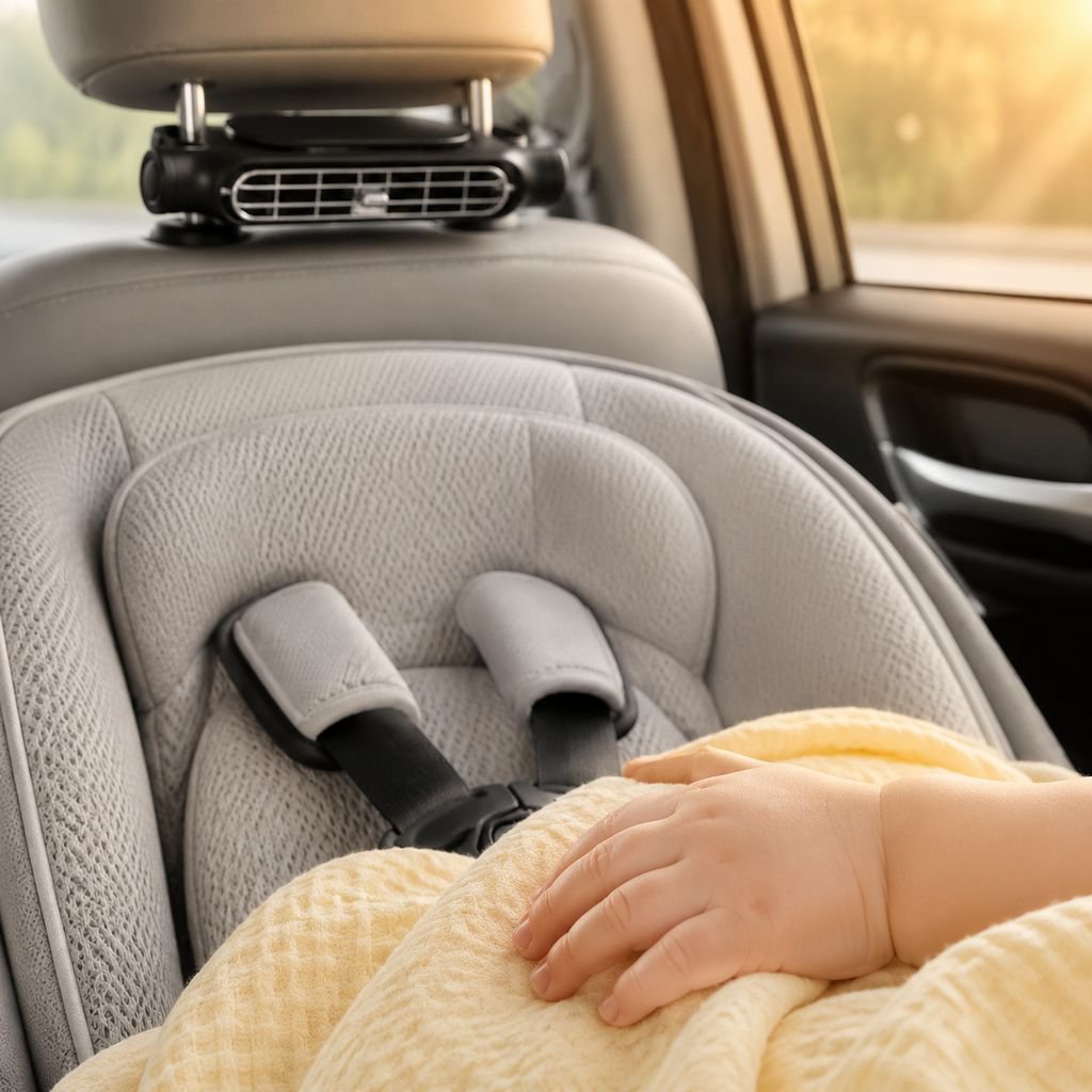 Ventilador de coche con asiento JMY