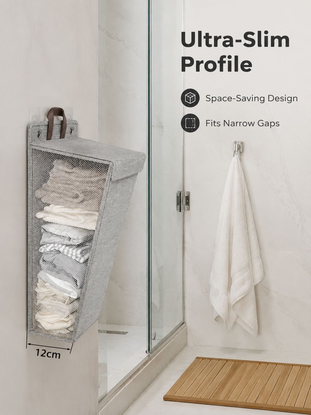 Cotton and Linen Clothing Storage Basket