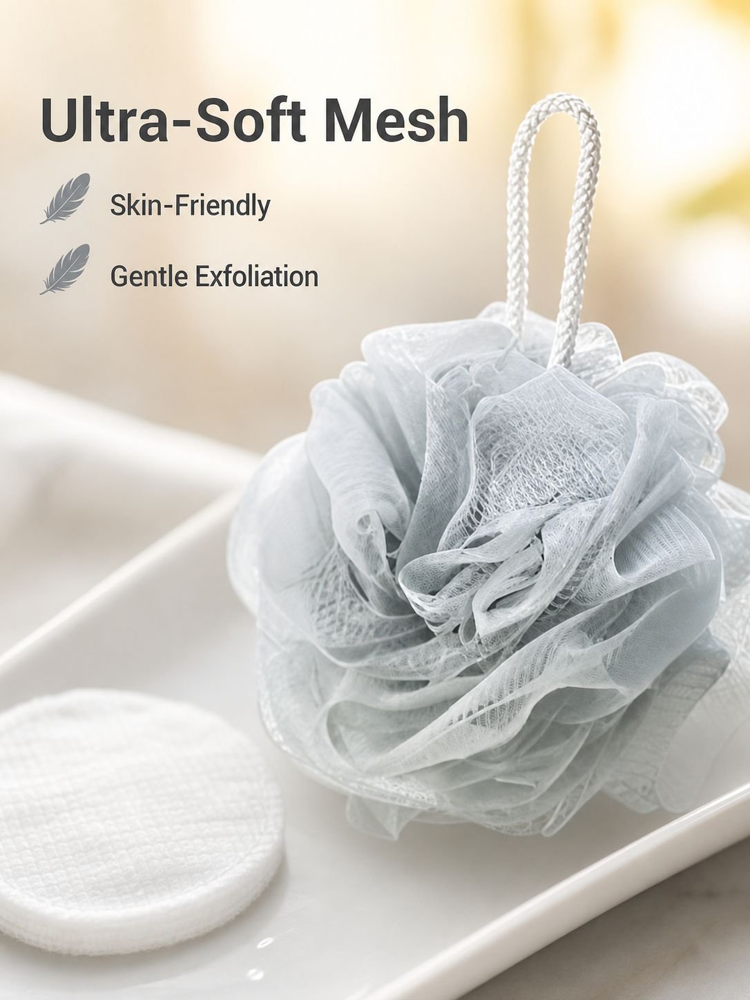 Soft Bathing Flower Ball
