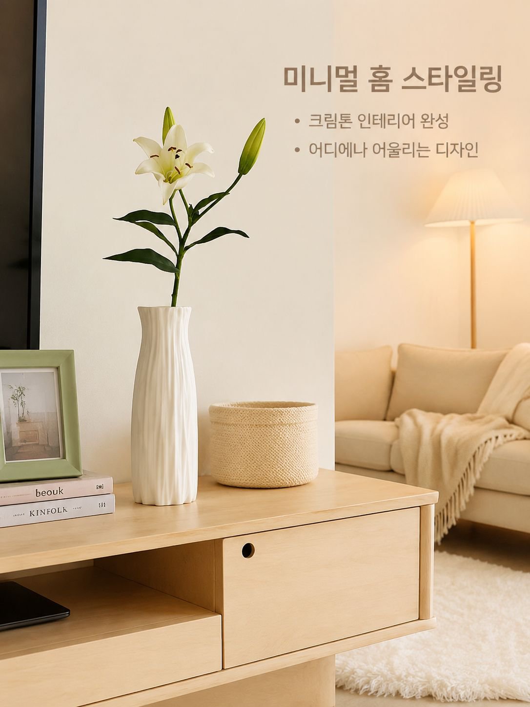 모던 스타일 미니멀 장식 화병