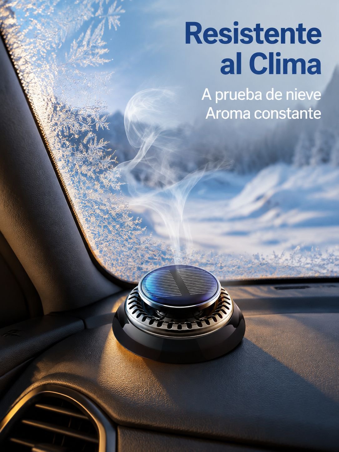 Aromaterapia solar para coche a prueba de nieve SL