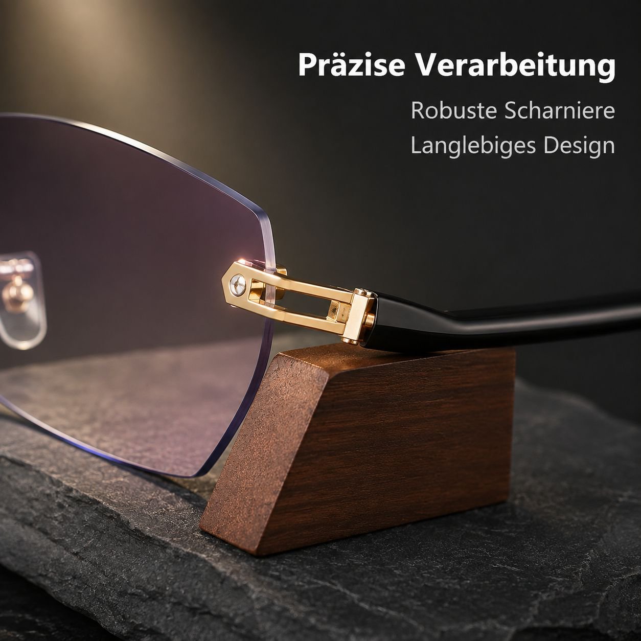 Lesebrille mit Farbverlauf