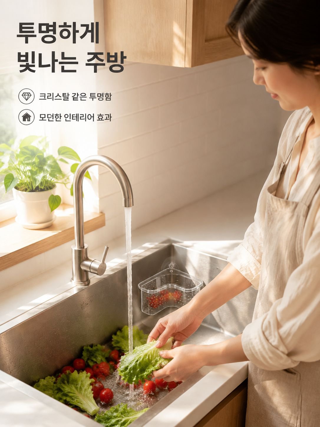 주방 싱크대 물빠짐 바구니