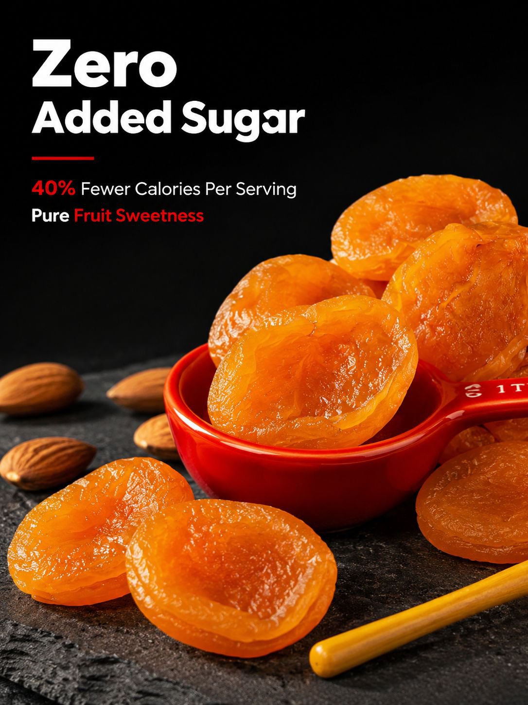 Sugar-Free Sweet & Tangy Dried Apricots