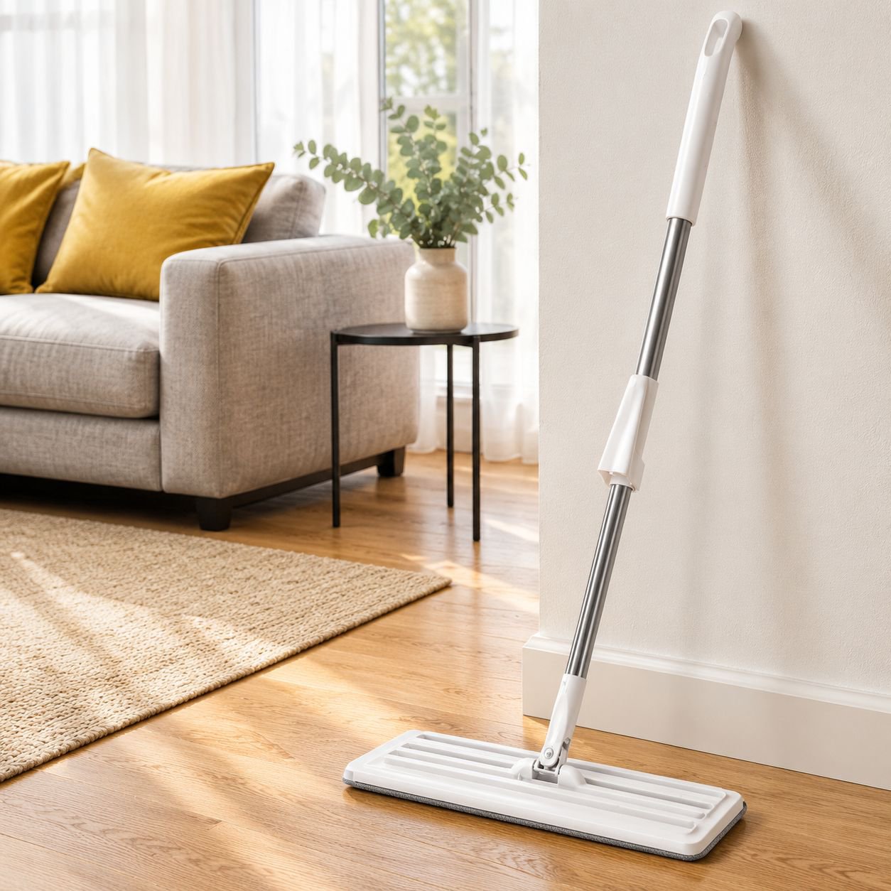 Quick Suction Tile Mop, Stain Removal Cleaning Mop Plate