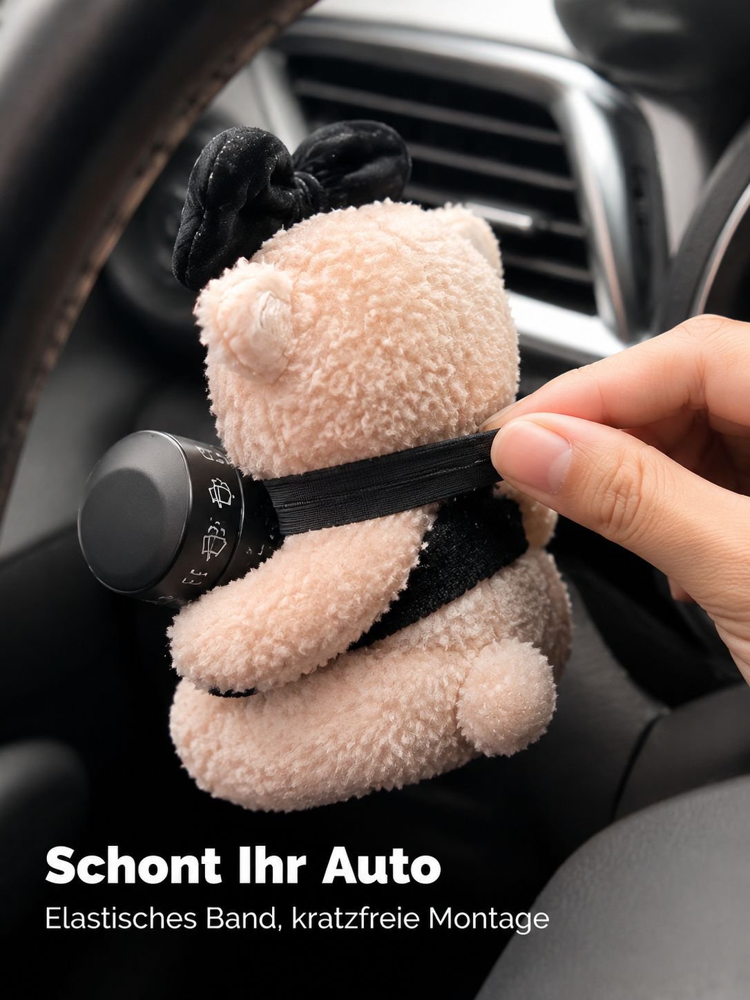Bärenförmiges Accessoire für Auto-Innenausstattung
