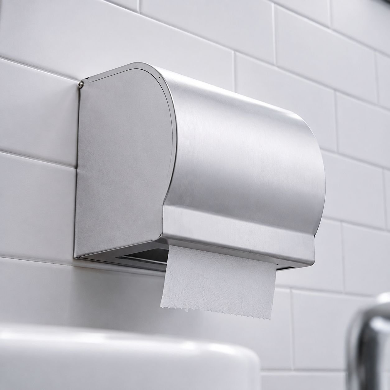 Sturdy toilet paper box for heavy duty use