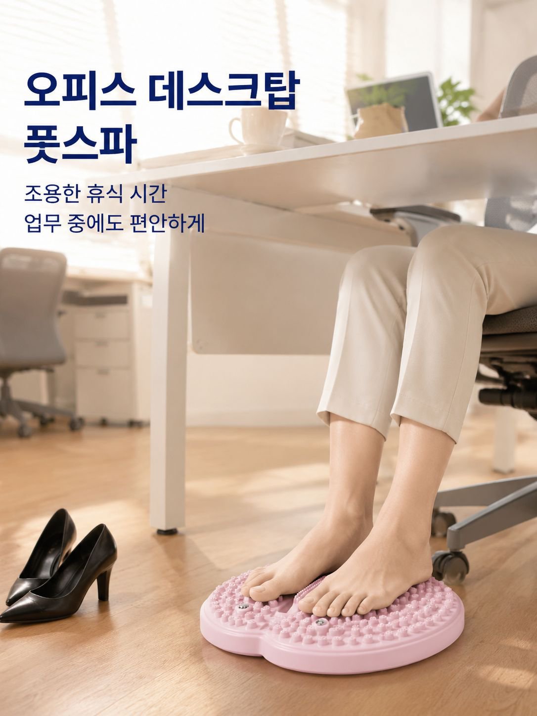 원형 에어 발바닥 마사지 패드