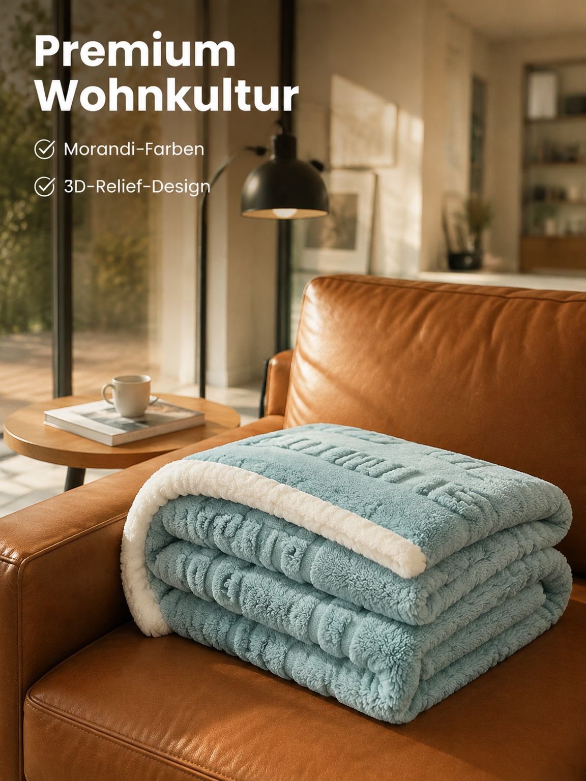 Verdickte Coral Fleece Decke, Kuscheldecke für Sofa, Mittagsschlafdecke für Studentenwohnheim