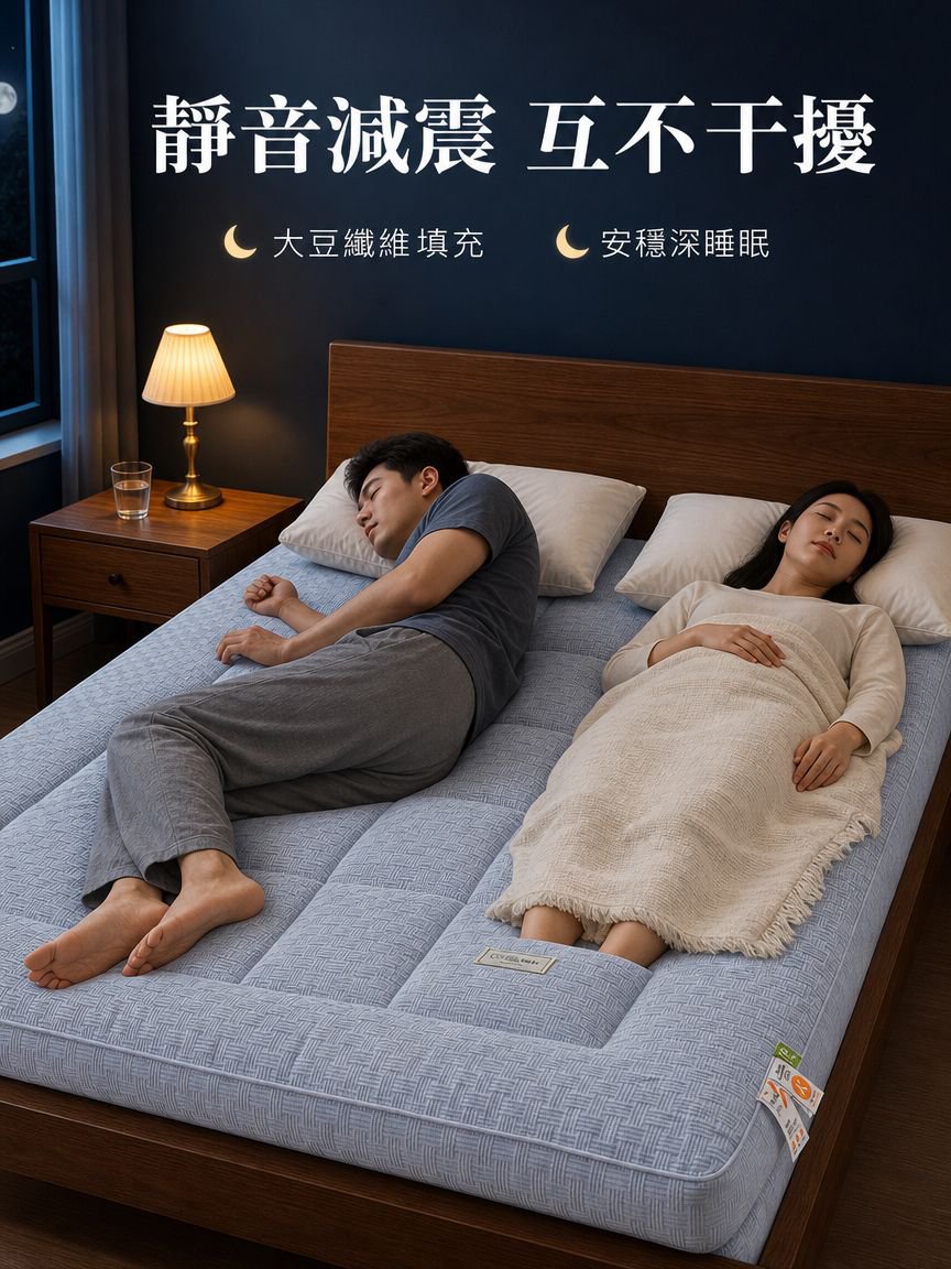 A類母嬰級抑菌大豆床墊