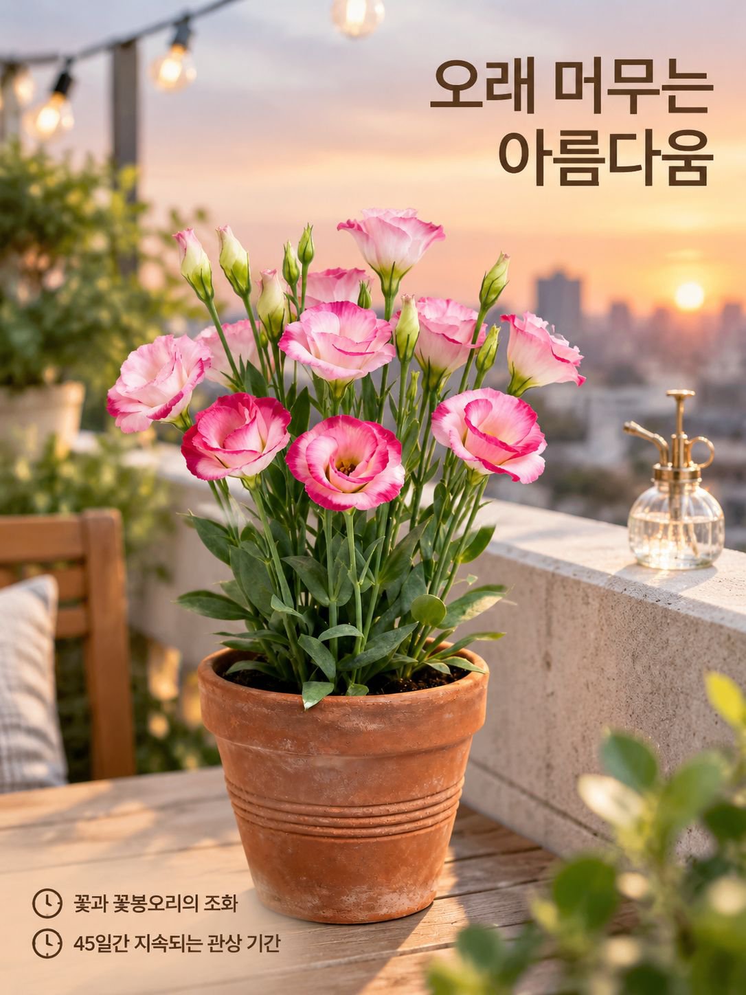 겹꽃 리시안서스 씨앗