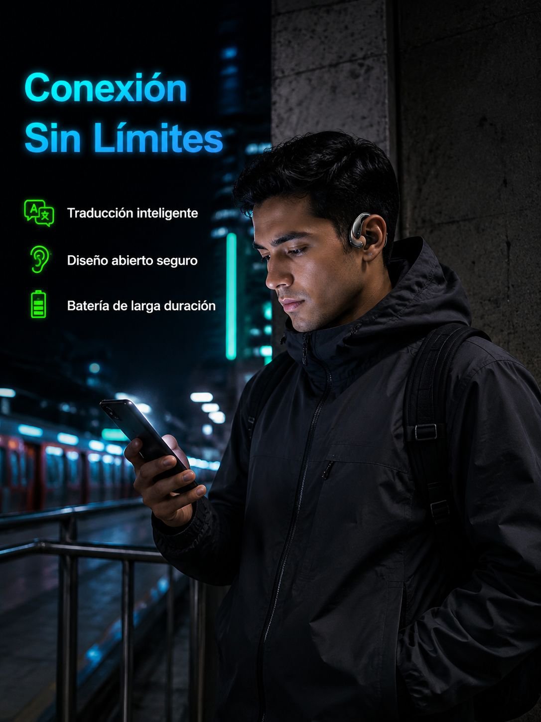 Auriculares Bluetooth con traducción inteligente