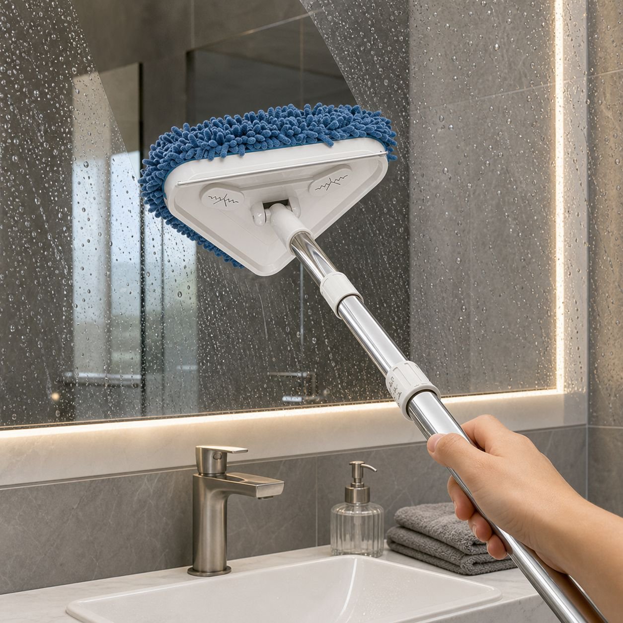 Extendable Wall Mop Cleaner for Tiles and Ceilings