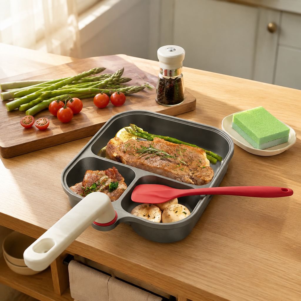 Titanium 3-in-1 Nonstick Breakfast Pan