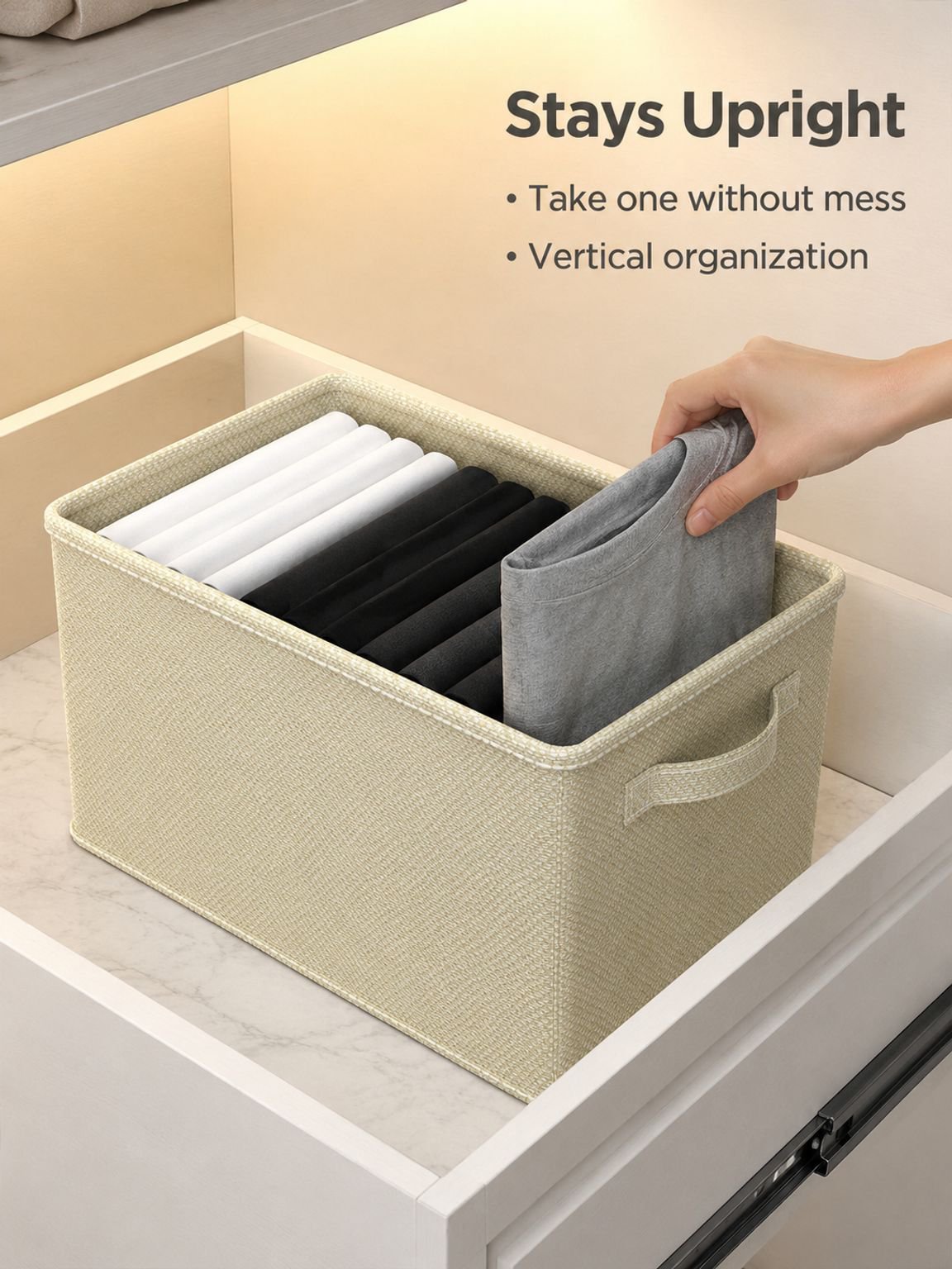 Extra Large Wardrobe Clothes Organizer Storage Box