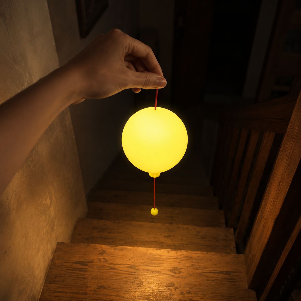 Nursery lighting with soothing balloon design