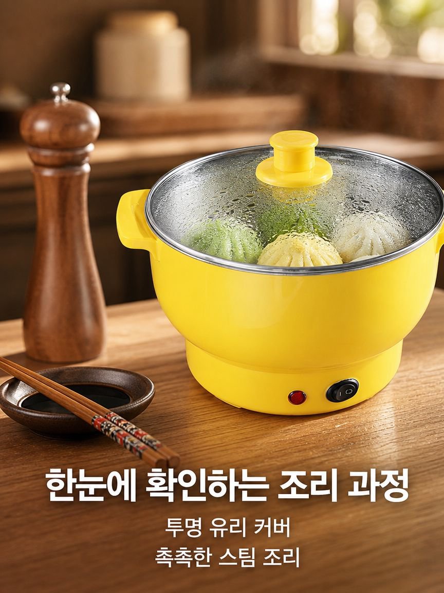 가정용 소형 찜기 냄비