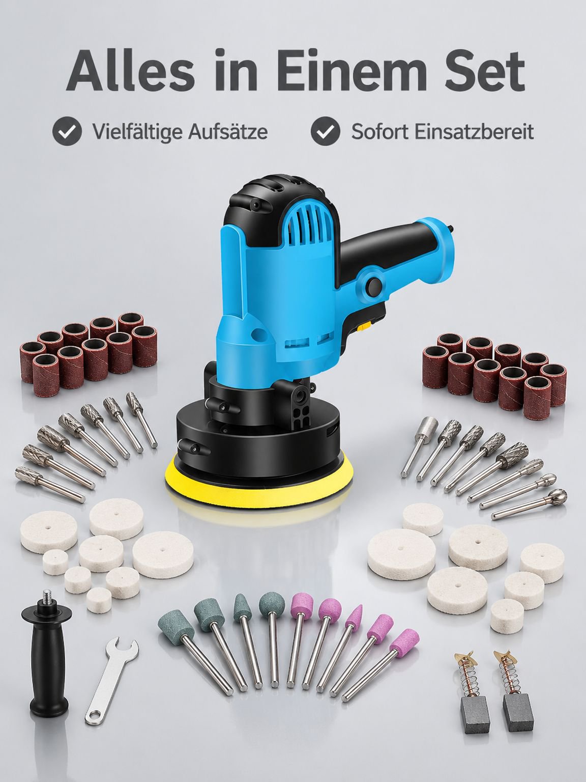Multifunktionales kleines Poliermaschinenset