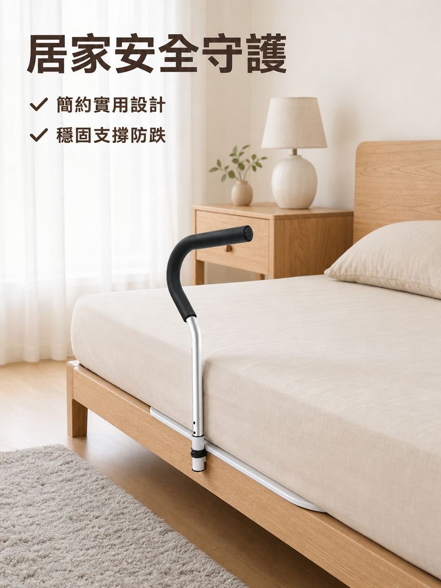 軟墊升降式床邊護欄