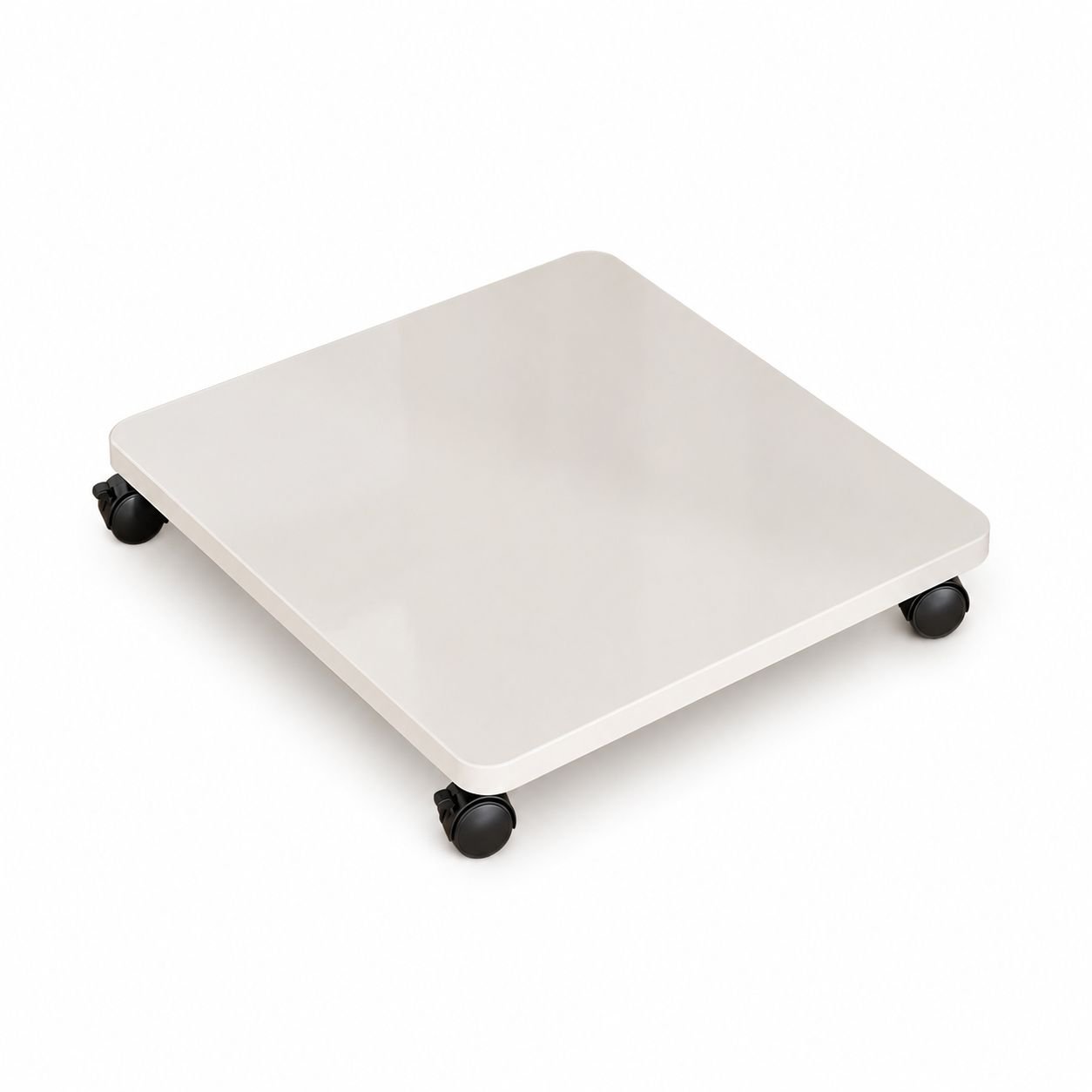 Minimalist Storage Box Base with Wheels Tray