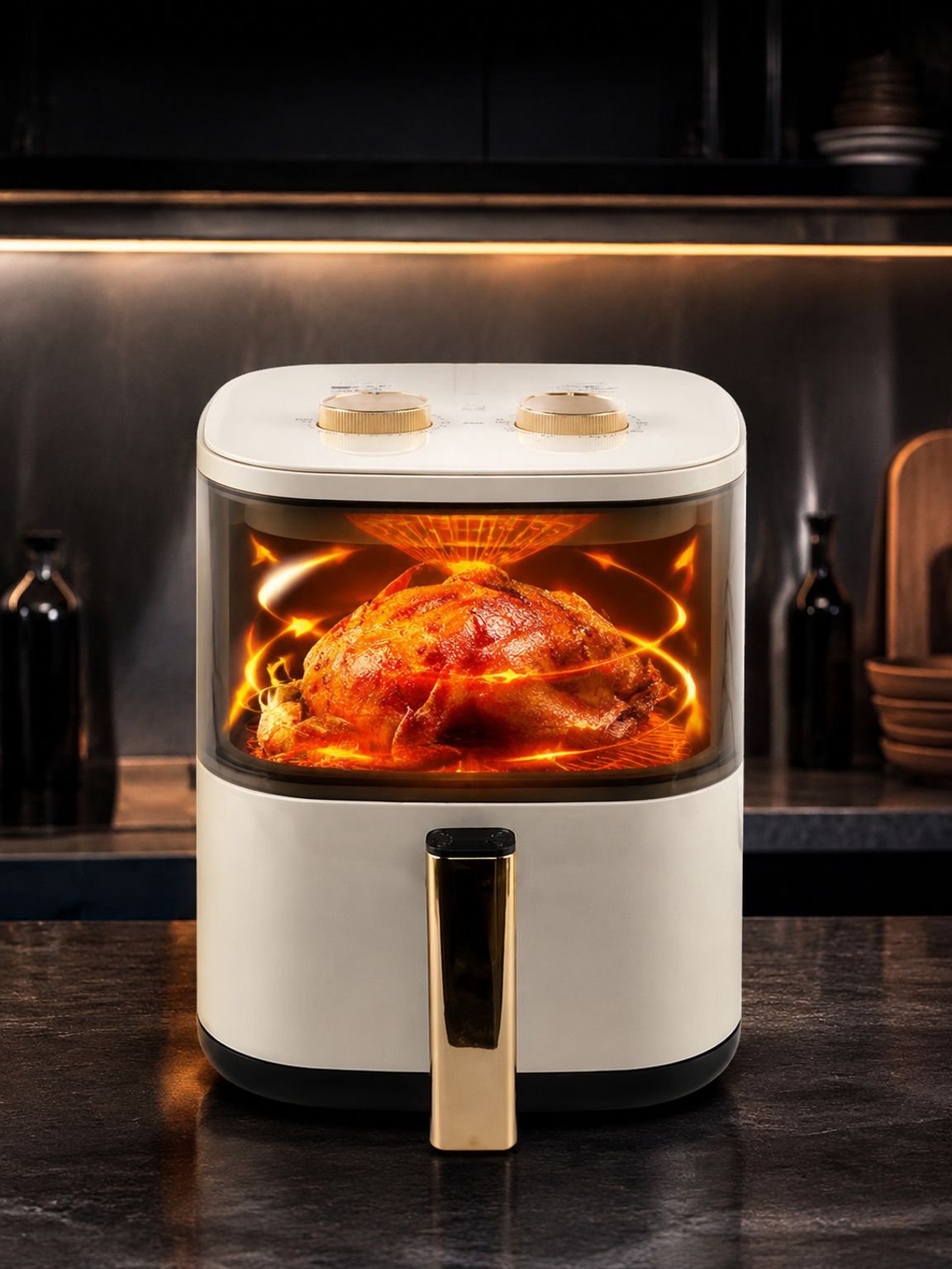 Multifunktionaler Heißluftfritteuse Backofen