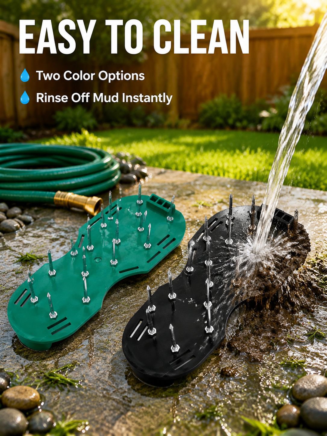 Garden soil loosening shoes
