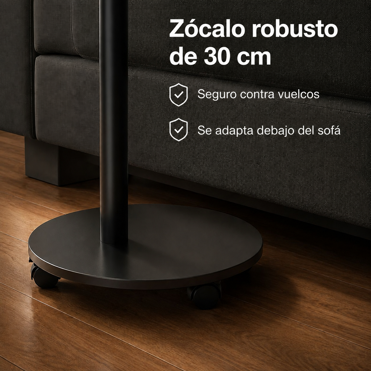 Mesa redonda multifuncional y sencilla, adecuada para sala de estar y dormitorio