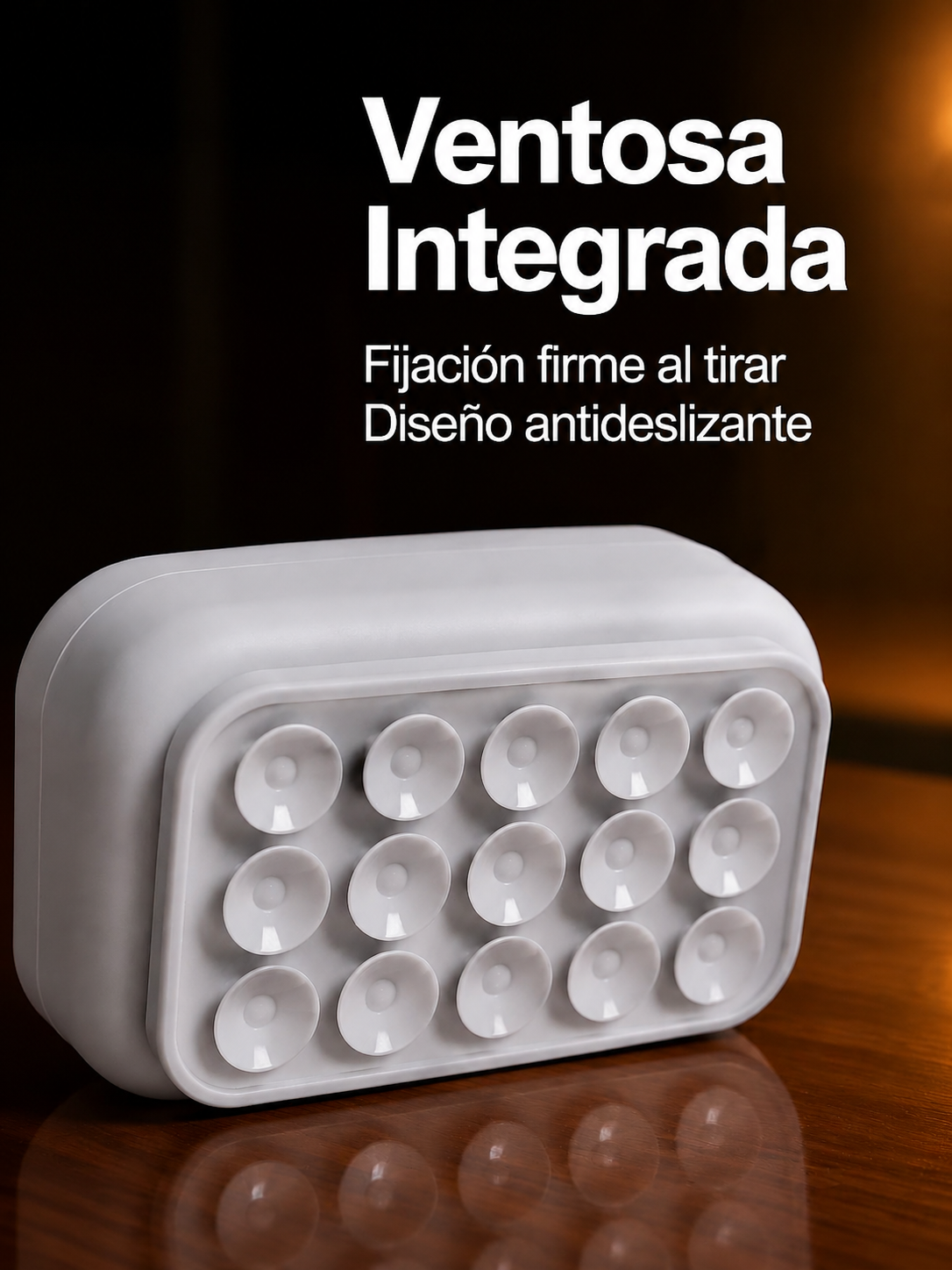 Portapañuelos de silicona multiusos con ventosa