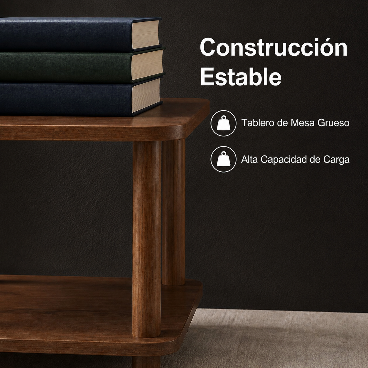 Mesa pequeña/mesa auxiliar móvil/mesa de noche