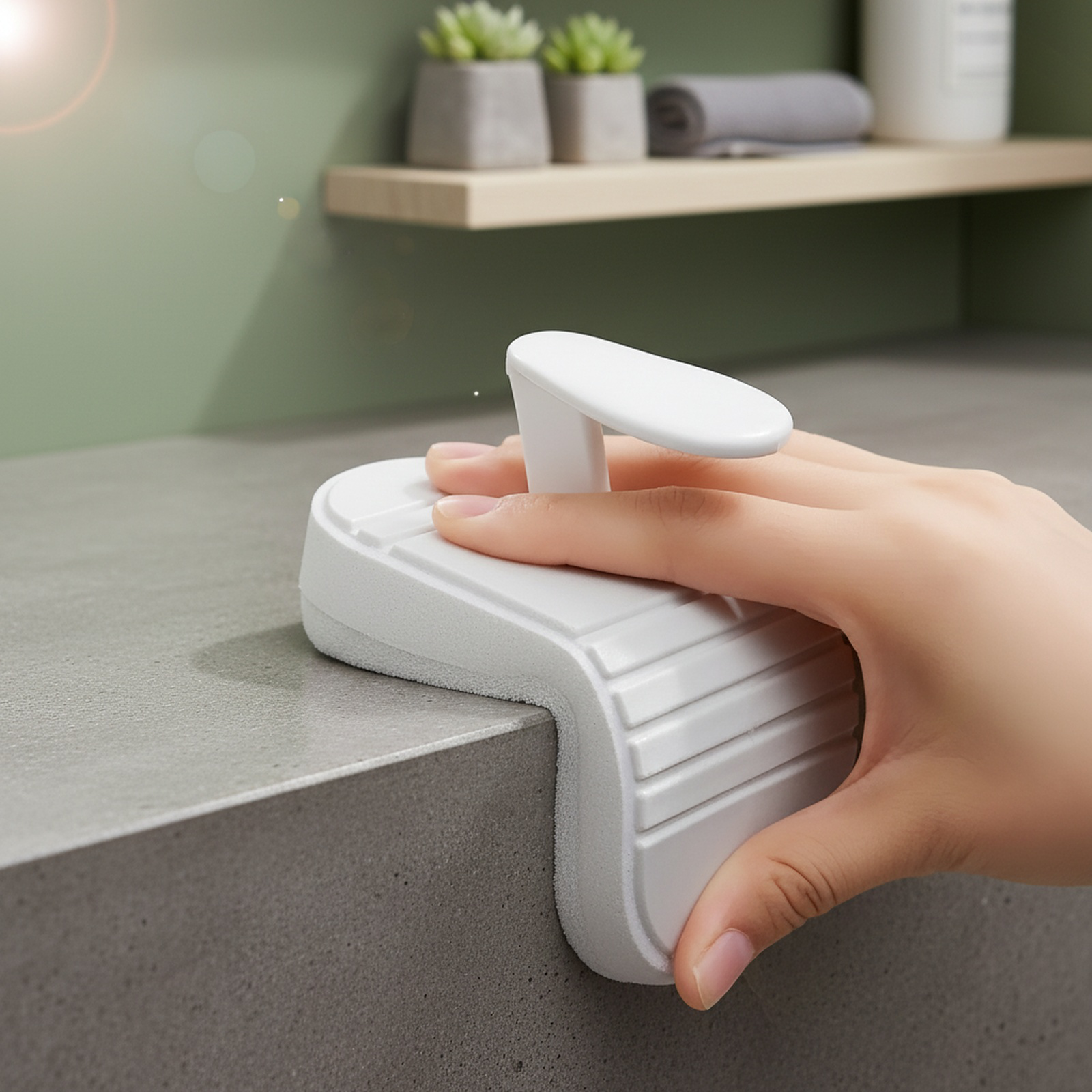 Flexible Tile Surface Cleaning Brush
