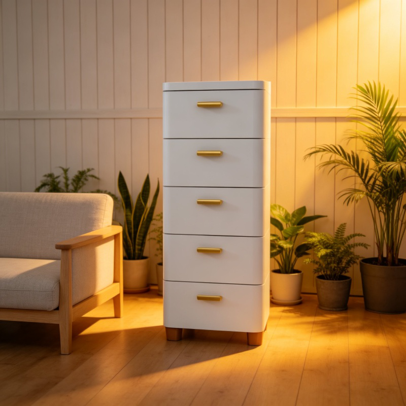 Armario doméstico de almacenamiento de múltiples capas tipo cajón para la sala de estar