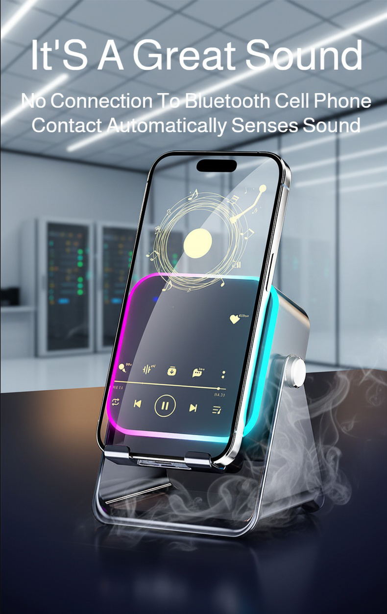 Multi-functional Speaker Phone Holder on office desk