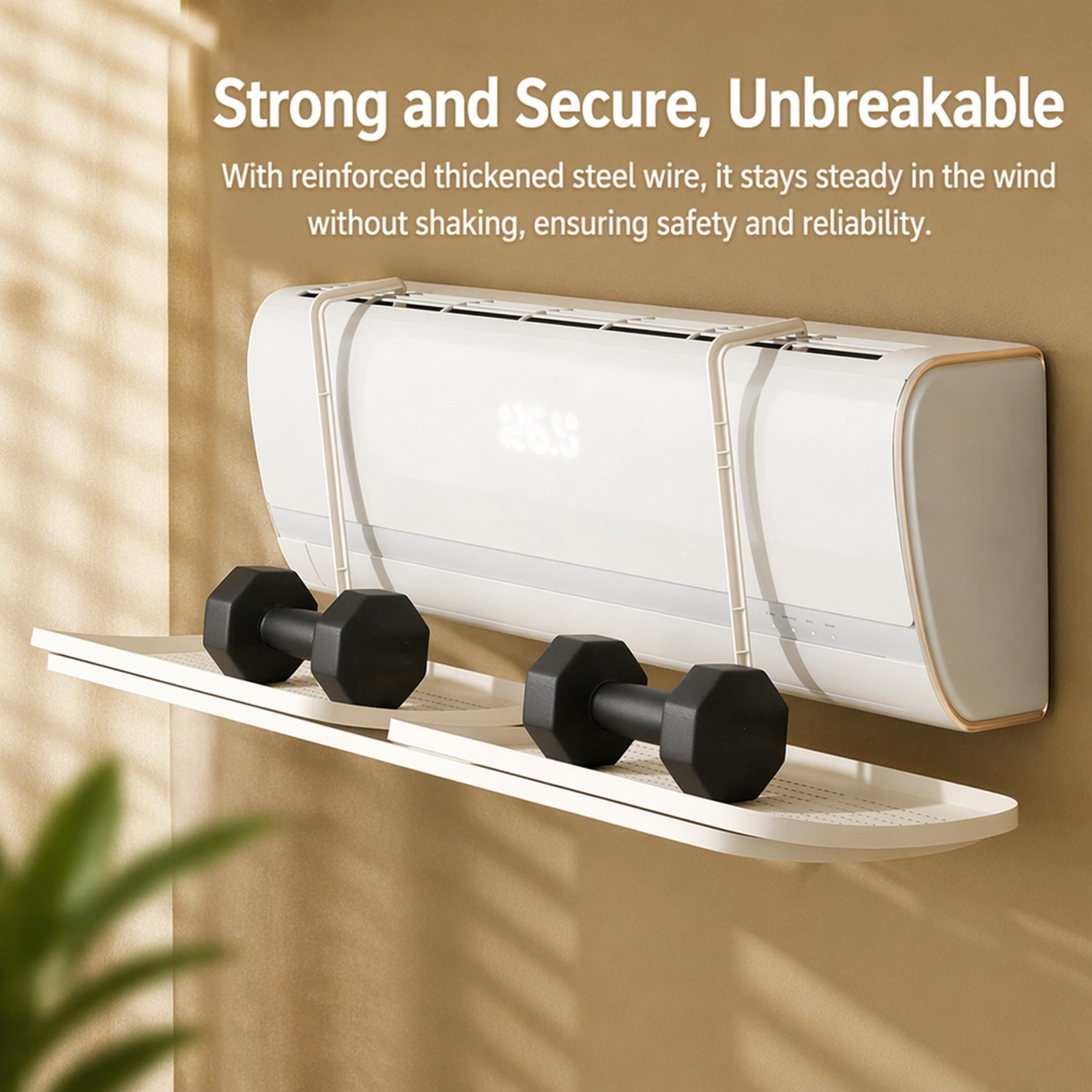 Air conditioner deflector [Prevents air conditioner sickness] Blocks direct airflow, air direction c