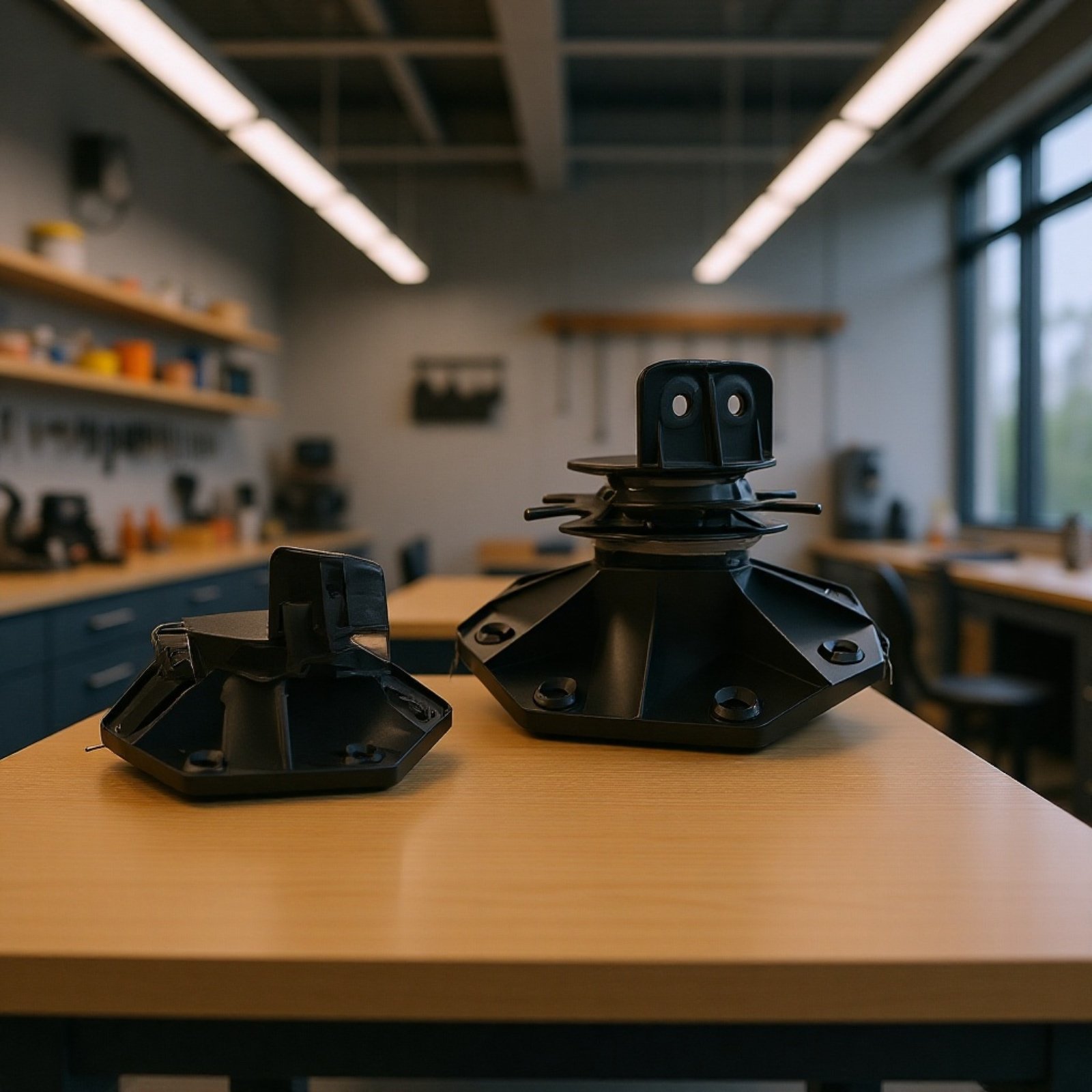 Regulowany na wysokość plastikowy wspornik kilu