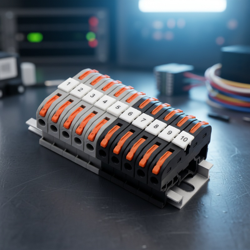 Bloc de jonction rapide PCTJM-211 - Connecteur à ouverture par pression - Bloc de jonction combiné s