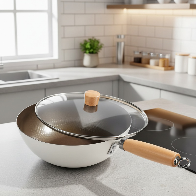 Ceramic NonStick Pan Mini Frying Pan NonStick Pan NonCoating WearResistant Durable Household