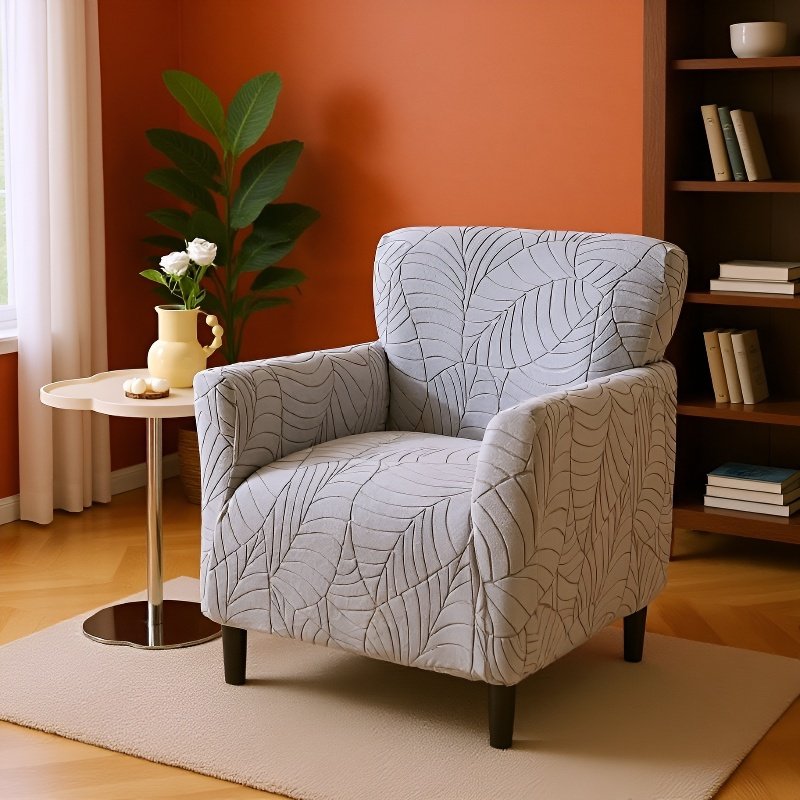 Fauteuil couvert avec housse design