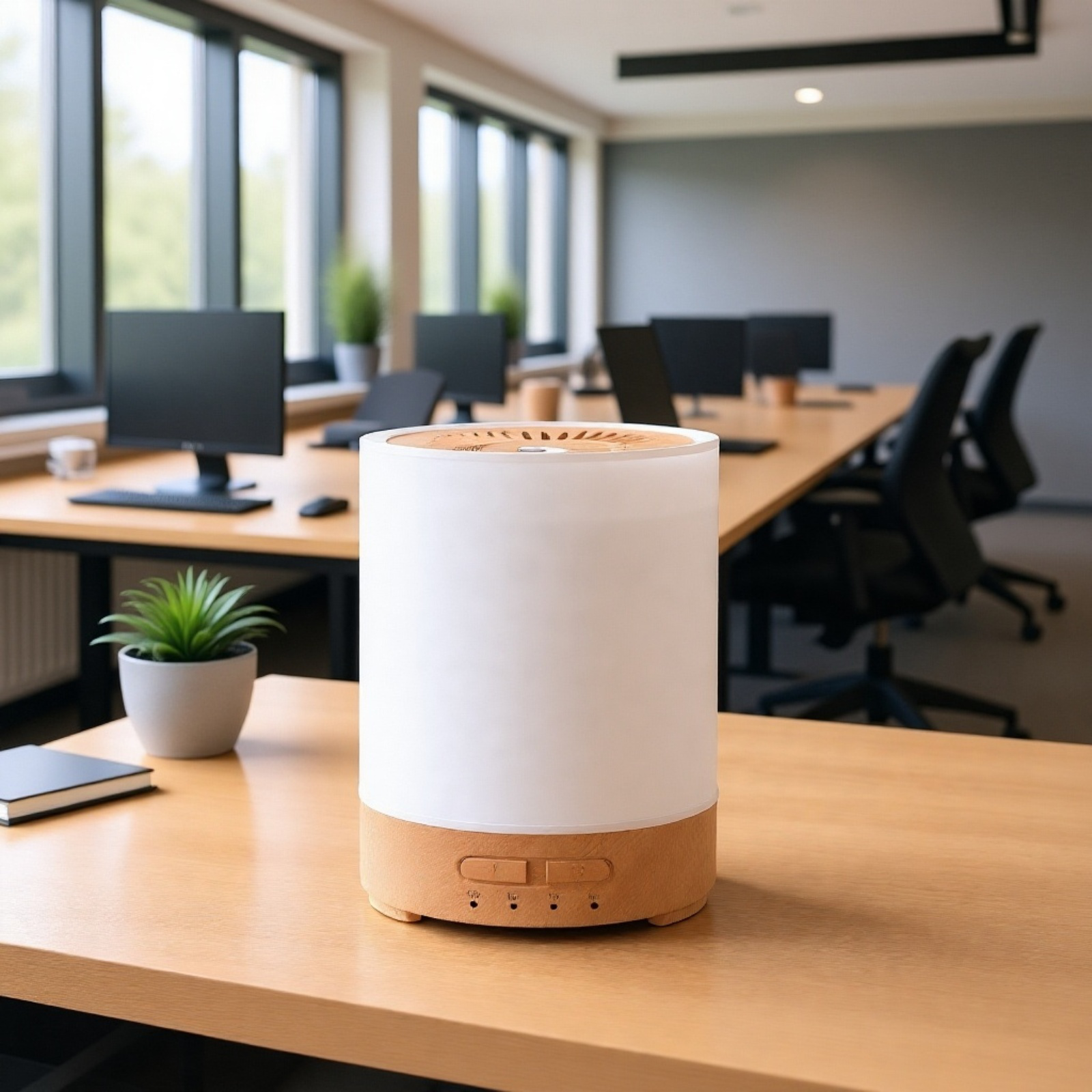 가정용 미니 가습기 무음침실 가습기 컬러 우드 Usb 디퓨저 가습기