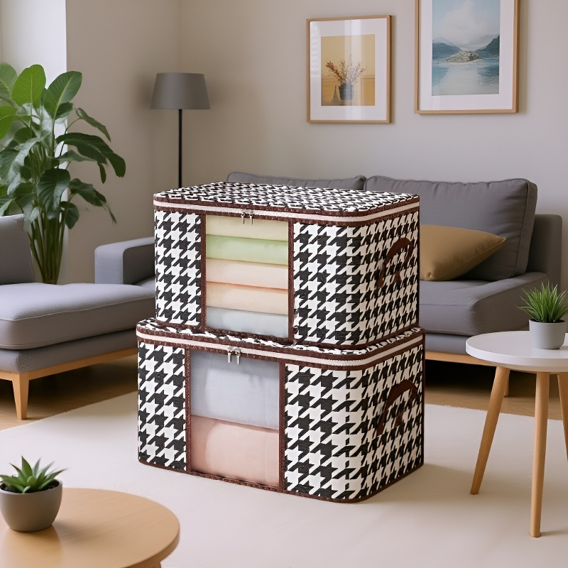 가정용 초대형 의류 정리 가방 면 이불 가방 수납함 방습 방진 수납 가방 전용 수납 이사 초대형 수납함