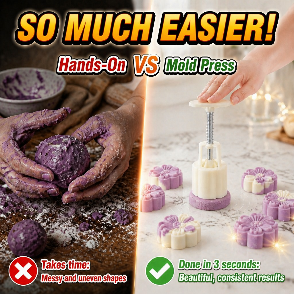 Yam cake mold set for homemade desserts