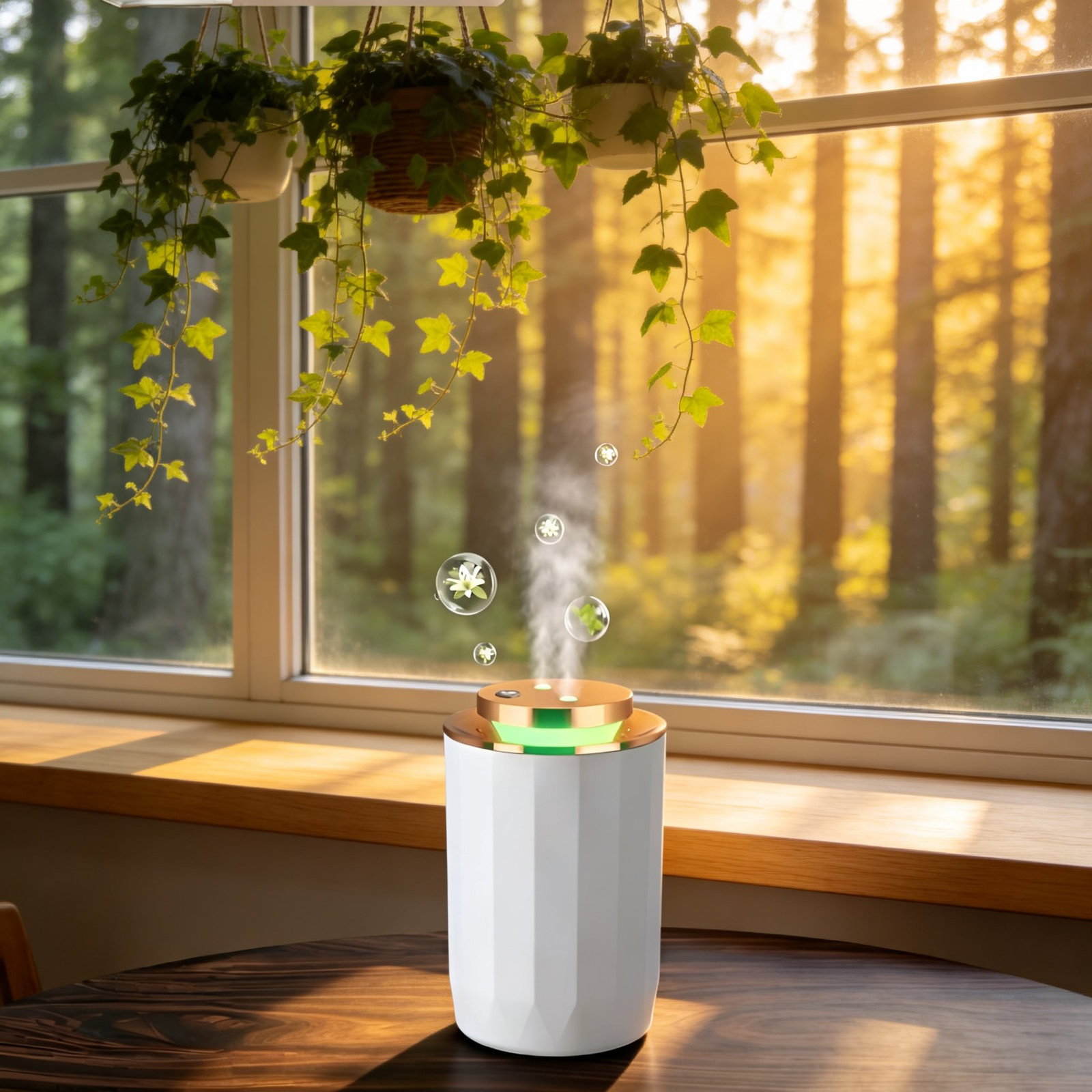 Aroma diffuser and air purifier in locomotive design